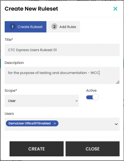 HIVE Standards Rulesets